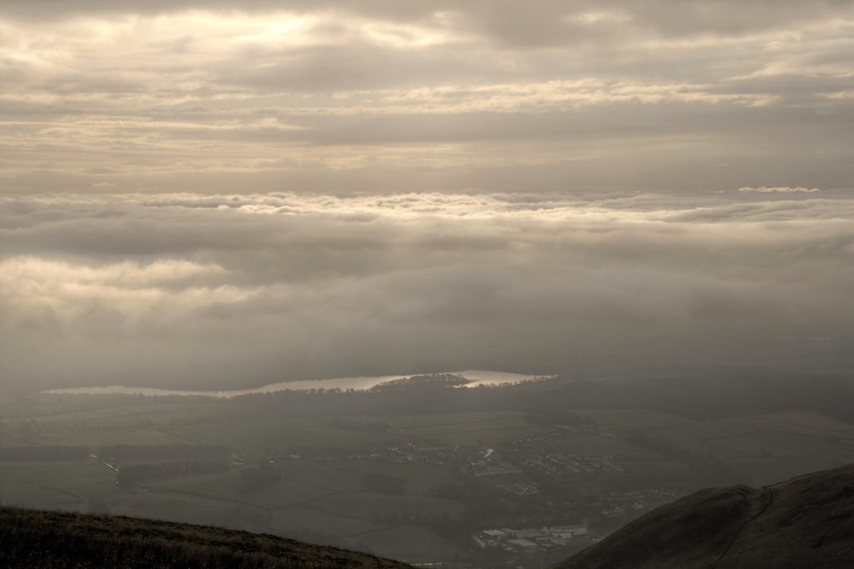 Cloud view over the Ochils